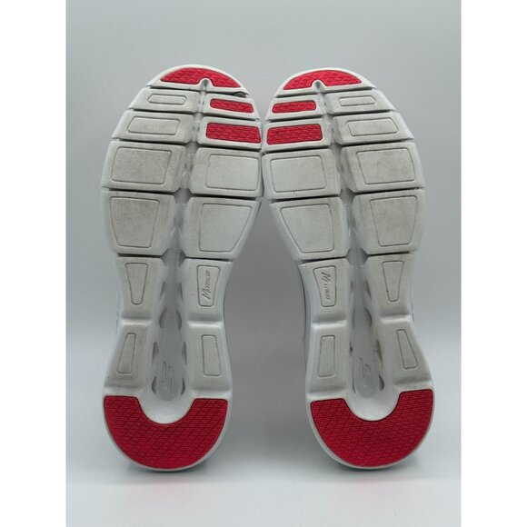 Skechers Glide-Step Flex  Slip-On Sneakers Size 9 White & Red - Picture 8 of 10